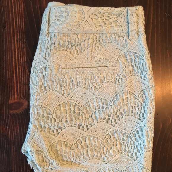 ☀️LOFT 4” Lace Crochet Shorts - Picture 7 of 8
